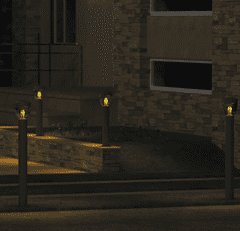 Emos LED stoječa svetilka, vrtna, E27, 15 W (ZGA0C0P)