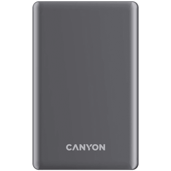 Canyon OnPower 510 slim Magsafe powerbank, 10.000 mAh, temno siv (CNS-CPB510DG)