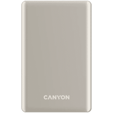 Canyon OnPower 510 slim Magsafe powerbank, 10.000 mAh, bež (CNS-CPB510BE)
