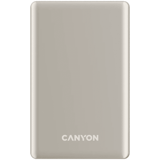 Canyon OnPower 510 slim Magsafe powerbank, 10.000 mAh, bež (CNS-CPB510BE)