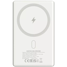 Canyon OnPower 510 slim Magsafe powerbank, 10.000 mAh, bež (CNS-CPB510BE)
