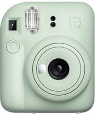 FujiFilm Mini 12 fotoaparat, Mint zelen + Instax Mini Film