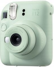 FujiFilm Mini 12 fotoaparat, Mint zelen + Instax Mini Film