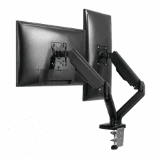 S-box namizni nosilec za 2x monitor LCD-S024 (17" -32"/2x9kg/100x100)