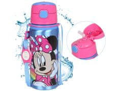 Disney DISNEY Minnie Mouse Aluminijasta TERMALNA STEKLENICA, ustnik, STEKLENIČKA ZA VODO z naramnico, za deklice 600ml