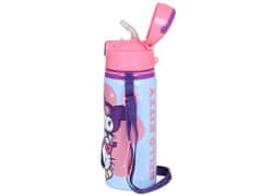 HELLO KITTY Hello Kitty Aluminijasta TERMALNA STEKLENICA, ustnik, STEKLENIČKA ZA VODO z naramnico, za deklice 600ml