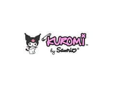 HELLO KITTY Hello Kitty KUROMI Vijolični šolski zvezek, beležnica za dekleta, plišasti linijski zvezek A5 