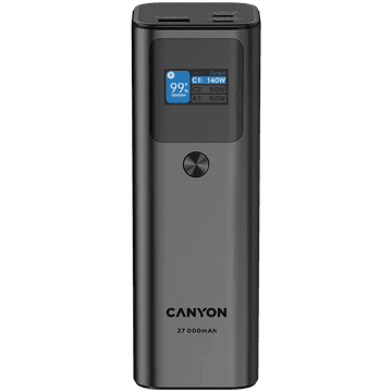 Canyon PB-2010 powerbank, 27000 mAh, temno siv (CNE-CPB2010DG)