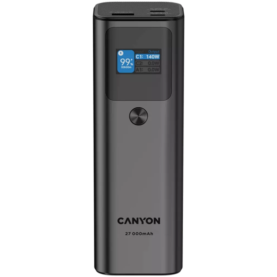 Canyon PB-2010 powerbank, 27000 mAh, temno siv (CNE-CPB2010DG)