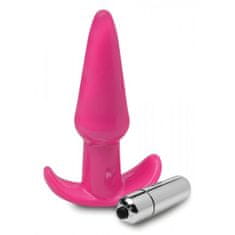 Frisky Vibracijski analni čep Smooth, roza