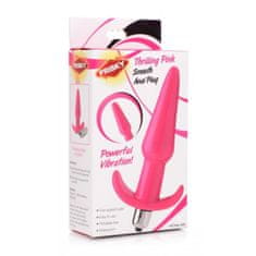 Frisky Vibracijski analni čep Smooth, roza