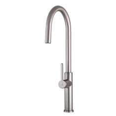 slomart Kuhinjska armatura, pipa Slender v gun metal barvi - eleganca in funkcionalnost za sodobno kuhinjo