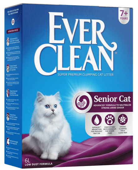 Ever Clean Senior Cat posip za mačja stranišča - 6 L