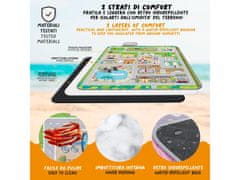Perletti Otroška odeja za piknik Perletti Travel - Avto steza, 150x150cm, 13151