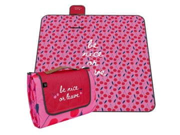 Perletti Velika odeja za piknik Perletti Travel - Cherry, 200x200cm, 13157