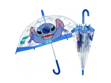 Perletti Otroški prozorni dežnik Perletti Kids "Lilo &amp; Stitch", 75426