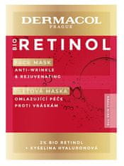 Dermacol Bio maska za obraz z retinolom 2 x 8 ml
