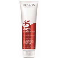 Revlon Professional Šampon in balzam za drzne rdeče odtenke 45 dni popolne barvne nege (Shampoo&Conditioner Brave Reds) 275 ml