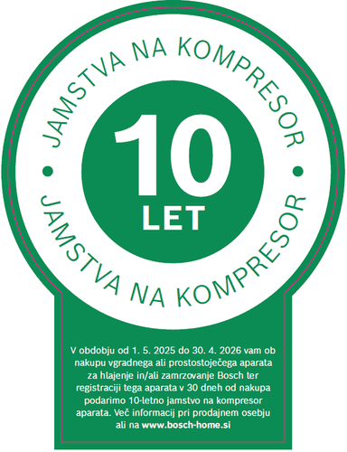 10 let jamstva na kompresor