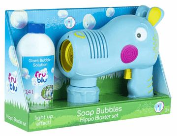 Fru Blu Hippo izstreljevalec mehurčkov in milnica, 400 ml