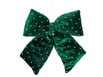 LAALU.cz Zeleni satenast metuljček s kristali 20 x 23 cm