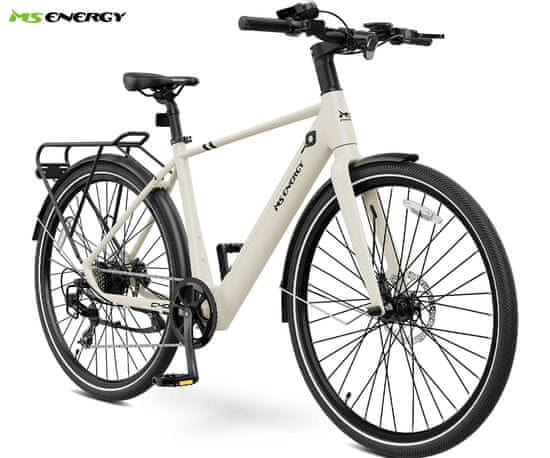 MS ENERGY C40 električno kolo, cestno/mestno, 69,85cm (27,5), 250W, 360Wh 36V 10Ah, disk zavore, LCD