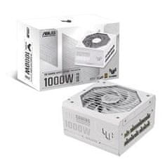 ASUS Napajalnik 1000W TUF-GAMING-1000G-WHITE 80Plus Gold, maloprodaja