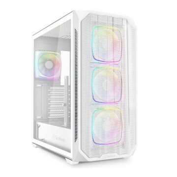 Sharkoon AK5M RGB midiATX okno belo ohišje