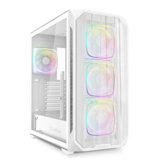 Sharkoon AK5M RGB midiATX okno belo ohišje