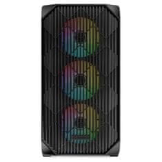 Sharkoon MK3 RGB midiATX okno črno ohišje