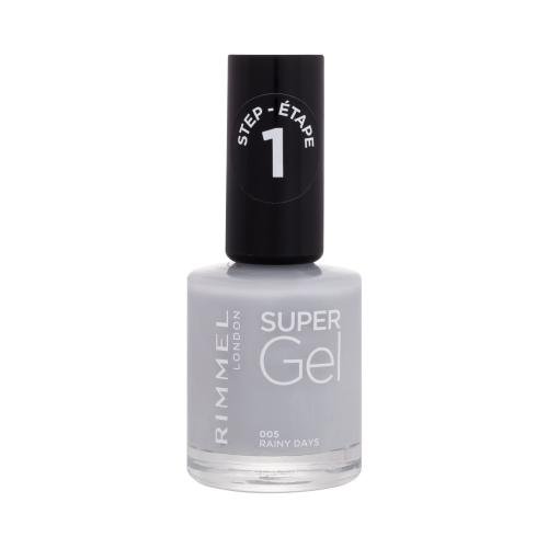 Rimmel Super Gel STEP1 gel lak za nohte 12 ml Odtenek 005 rainy days