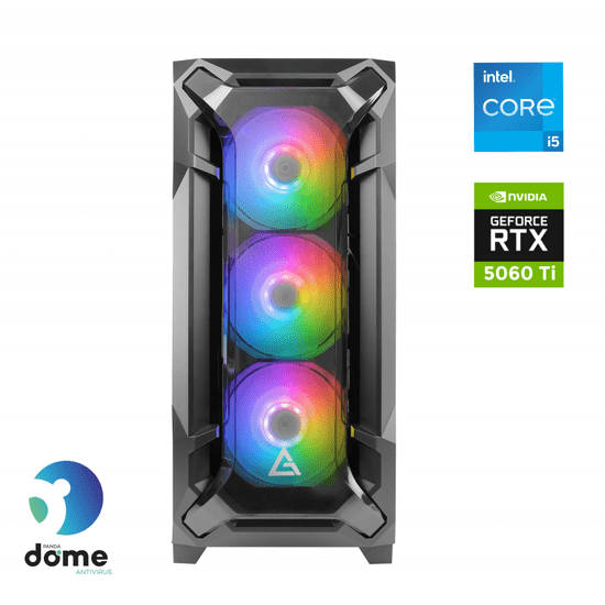 Anni Gamer Advanced namizni računalnik, i5-14400F, SSD2TB, 16GB, RTX5060 Ti, DOS (ATPII-G8-1247)