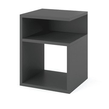 shumee Nočna omarica 30 CM Siva nočna omarica Spalniško pohištvo Nakastlik