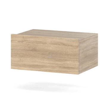 shumee Viseča nočna omarica Sonoma hrast 45 CM 1S Nočna omarica Spalnica