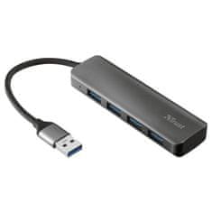 Trust Trust Halyx USB/ 4x USB 3.2 - srebrn