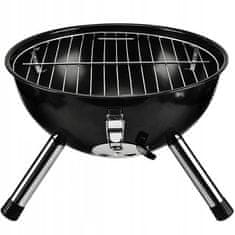 BBQ BBQ KO-C83000470 Prenosni žar na oglje emajl 30 cm