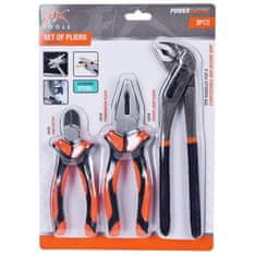 Ex Tools KO-R05000040 Komplet klešč Siko + kombinirane klešče + stranske cepilne klešče 3 kosi