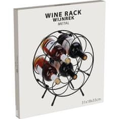 EXCELLENT Odlično KO-DD1001040 Kovinsko stojalo za vino za 7 steklenic