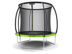 shumee Vrtni trampolin Premium črne barve Just Fun, dolžine 1,8 m - 183 cm