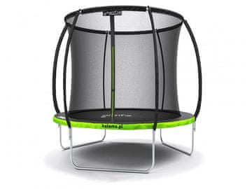 shumee VRTNI TRAMPOLIN PREMIUM ČRNEGA OBLIKOVALCA JUST FUN 1,8 m - 183 cm