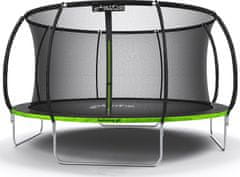 shumee VRTNI TRAMPOLIN PREMIUM ČRNE BARVE Z MREŽO 13 FT/404 CM