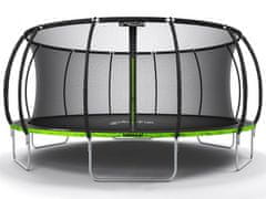 shumee Vrtni trampolin PREMIUM ČRNE barve Just Fun 16ft - 490cm -
