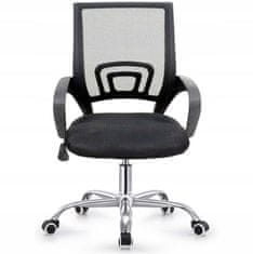 shumee Z55 ČRNI PISARNIŠKI STOL ZA OTROKE