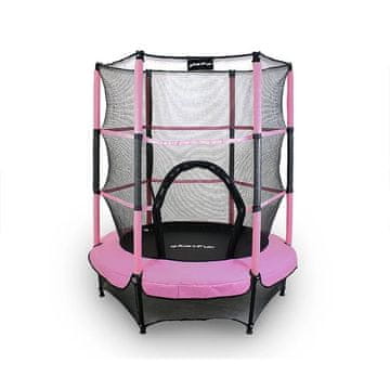 shumee JUST FUN notranji trampolin 140 cm roza