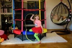 shumee Notranji trampolin 140 cm JUST FUN večbarven