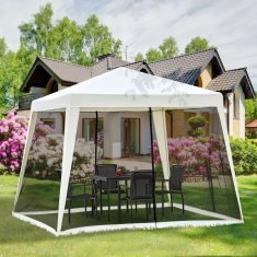 shumee Paviljon 3X3 G1015 BEL Z MREŽO PROTI KOMARJEM