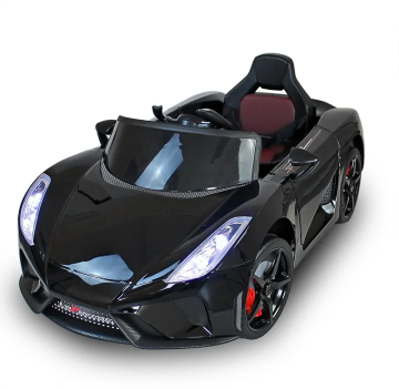 shumee Avtomobilček kabriolet na baterije LAMBO V12 ČRNE BARVE JUST DRIVE otroški avtoček z baterijo + daljinskim upravljalnikom