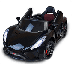 shumee Avtomobilček kabriolet na baterije LAMBO V12 ČRNE BARVE JUST DRIVE otroški avtoček z baterijo + daljinskim upravljalnikom