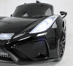 shumee Avtomobilček kabriolet na baterije LAMBO V12 ČRNE BARVE JUST DRIVE otroški avtoček z baterijo + daljinskim upravljalnikom