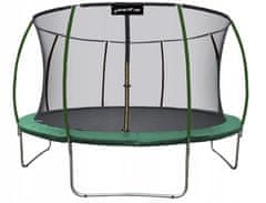 shumee 10-metrski trampolin Just Fun Premium iz steklenih vlaken ZELEN